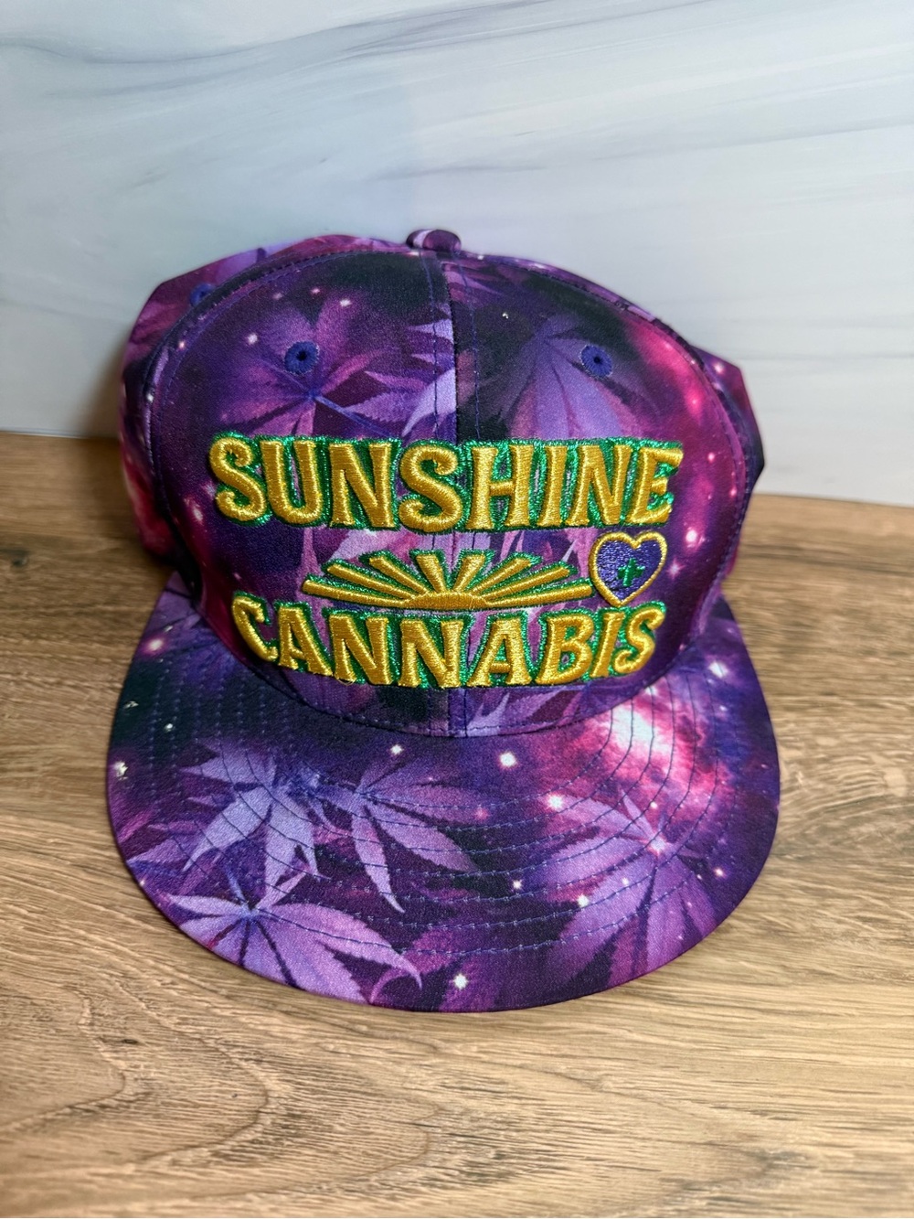Sunshine Cannabis Snapback Hat